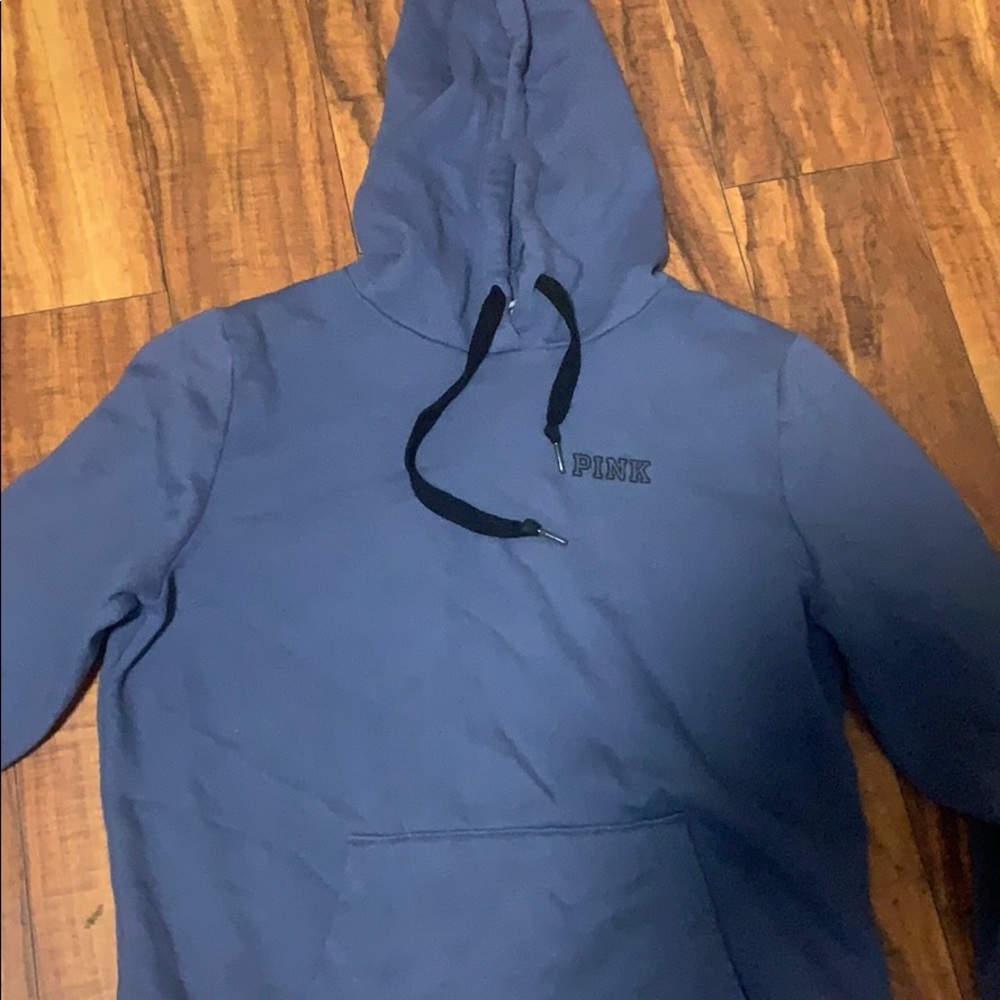 pink hoodie